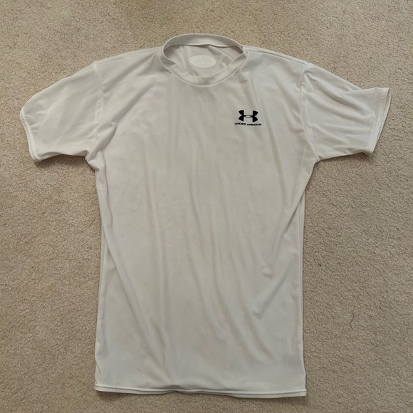 Under Armour Short Sleeve White Tee Size XL - Picture 1 of 3